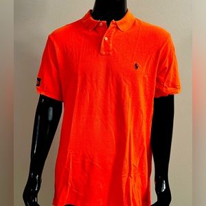 Orange Ralph Lauren US Open Tennis Polo Shirt